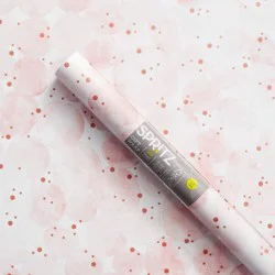 Waterdot Gift Wrapping Paper Pink/White - Spritz™: Polka Dots, Love & Romance, Birthday, Wedding, Shower, 96"x30"