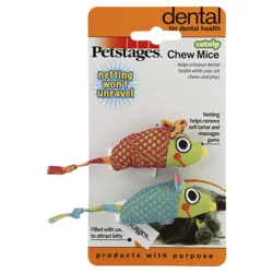 Petstages Catnip Chew Mice Cat Toy
