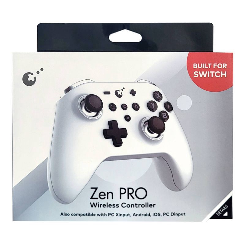 slide 5 of 7, COKeM ZEN PRO Wireless Gaming Controller - White, 1 ct