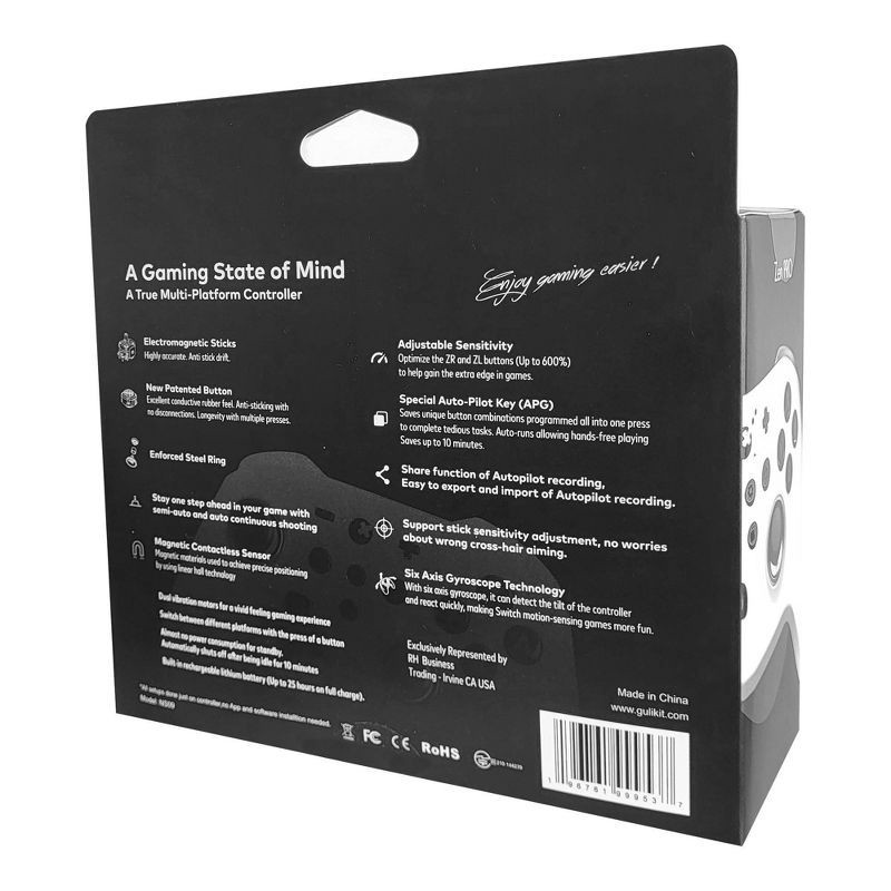 slide 7 of 7, COKeM ZEN PRO Wireless Gaming Controller - White, 1 ct