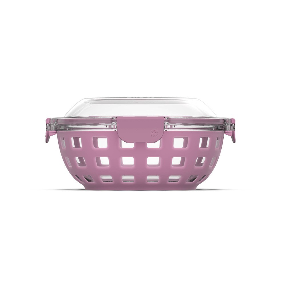 Ello 5.5 Cup Glass Lunch Bowl Food Storage Container Purple 1 ct Shipt