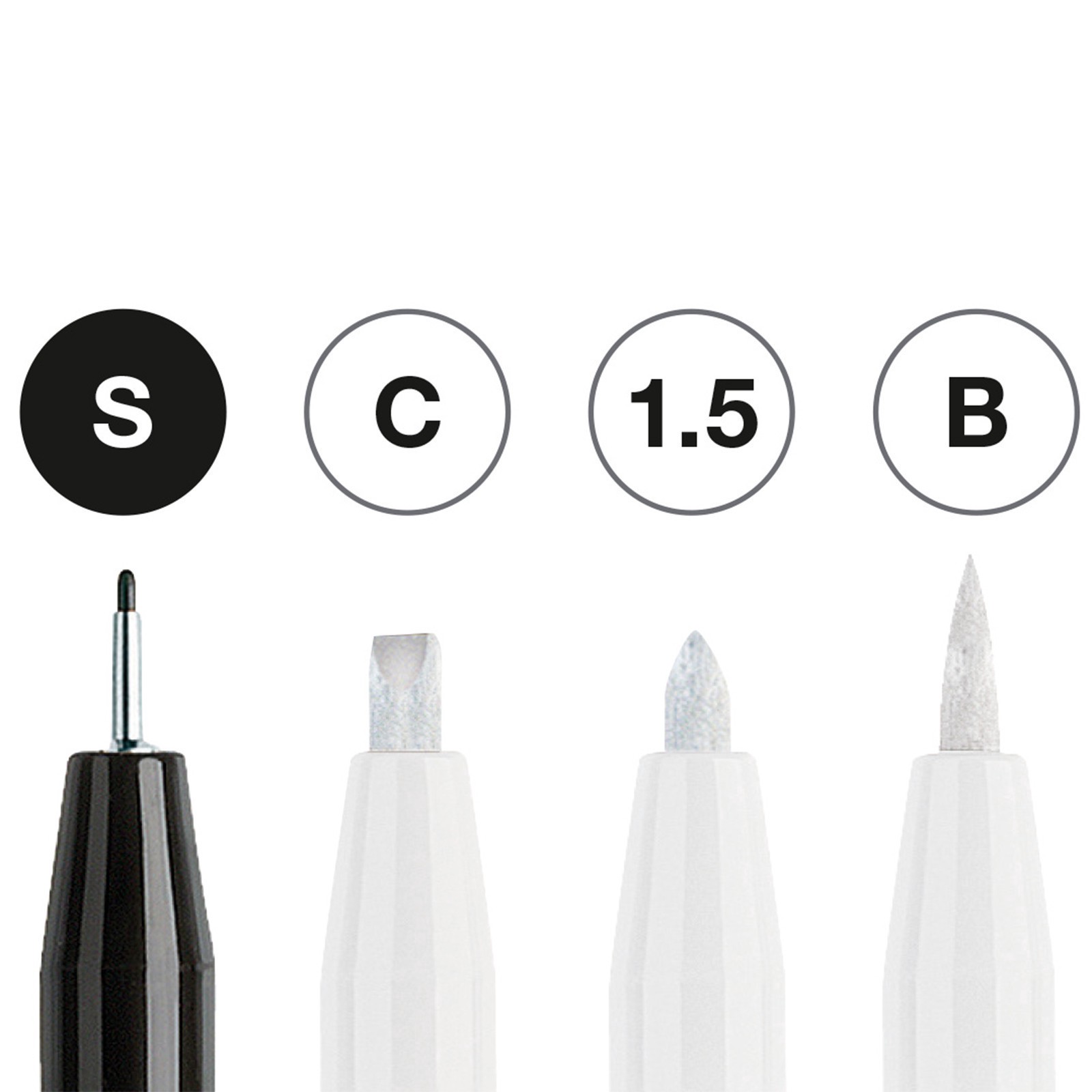 slide 3 of 3, Faber-Castell Faber Castell Pitt Artist Pen Wallet Set, includes 4 ct