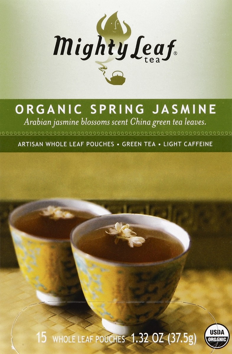 slide 4 of 5, Mighty Leaf Mountain Spring Jasmine Green Tea, 15 ct