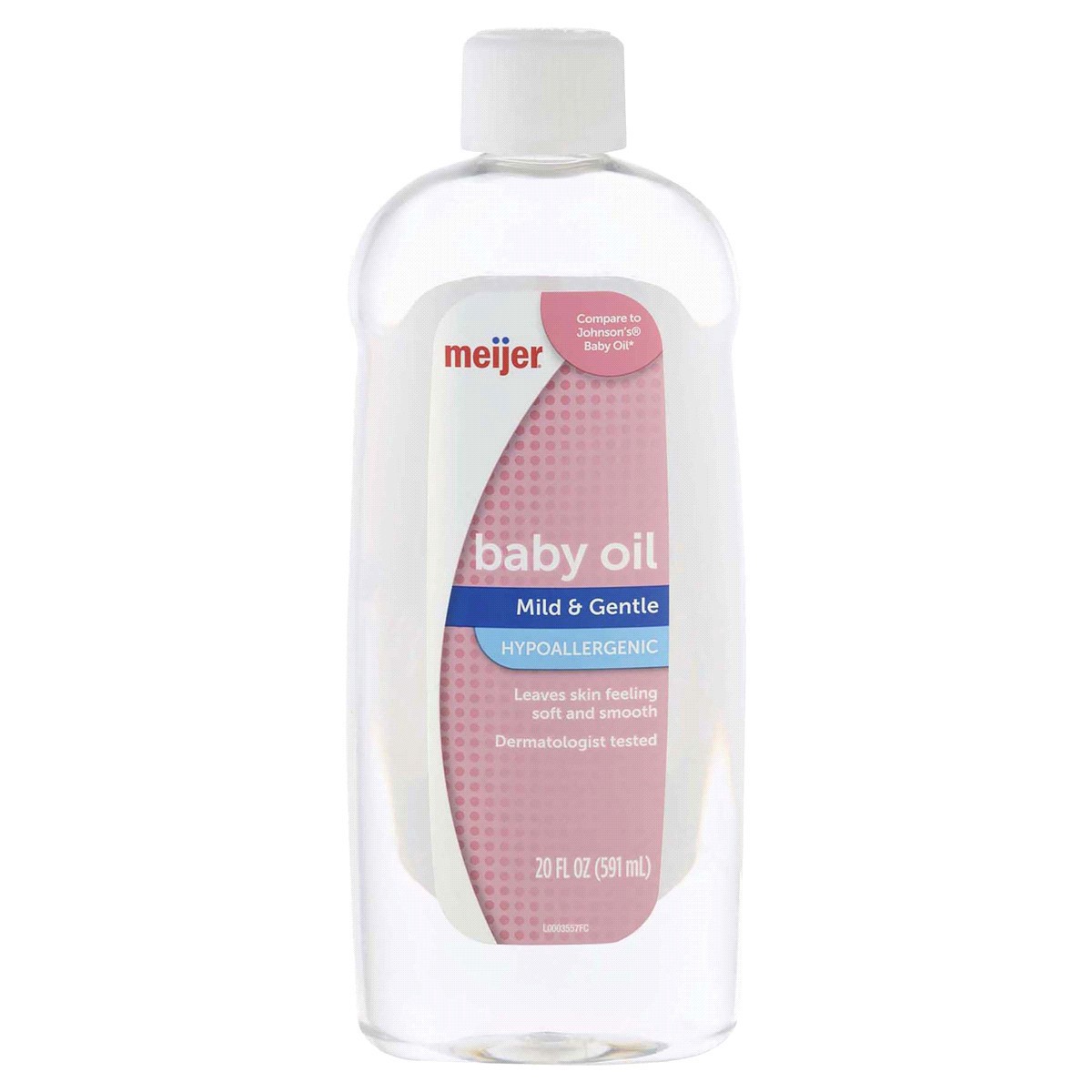 slide 1 of 5, Meijer Baby Mild Hypoallergenic Baby Oil, 20 oz