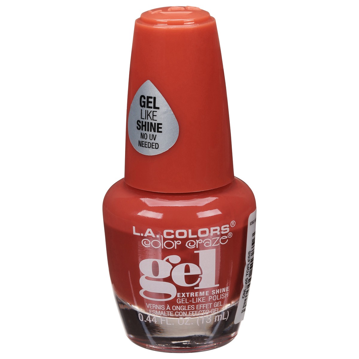 slide 1 of 13, L.A. Colors Color Craze CNL385 Topless Gel Extreme Shine Nail Polish 0.44 fl oz, 0.44 fl oz
