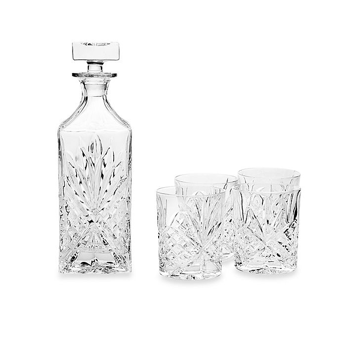 slide 1 of 1, Godinger Dublin Crystal Whiskey ware Set, 5 ct