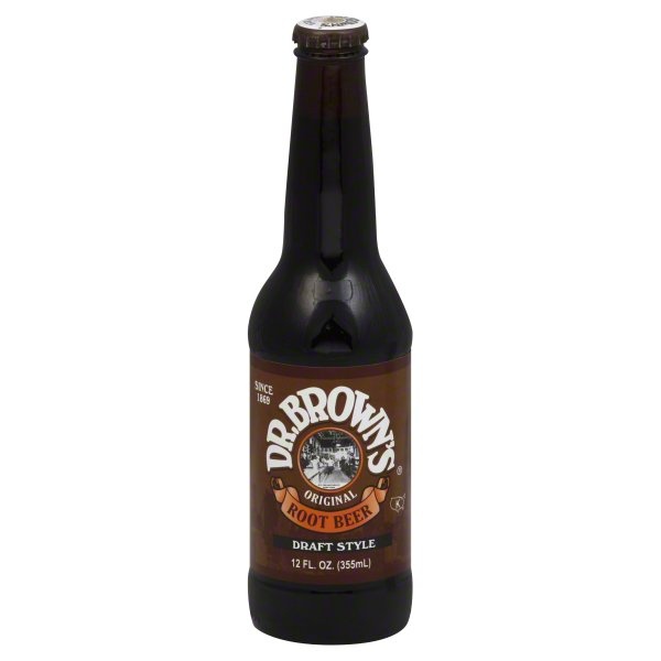 slide 1 of 1, Dr. Brown's Root Beer 12 oz, 12 oz