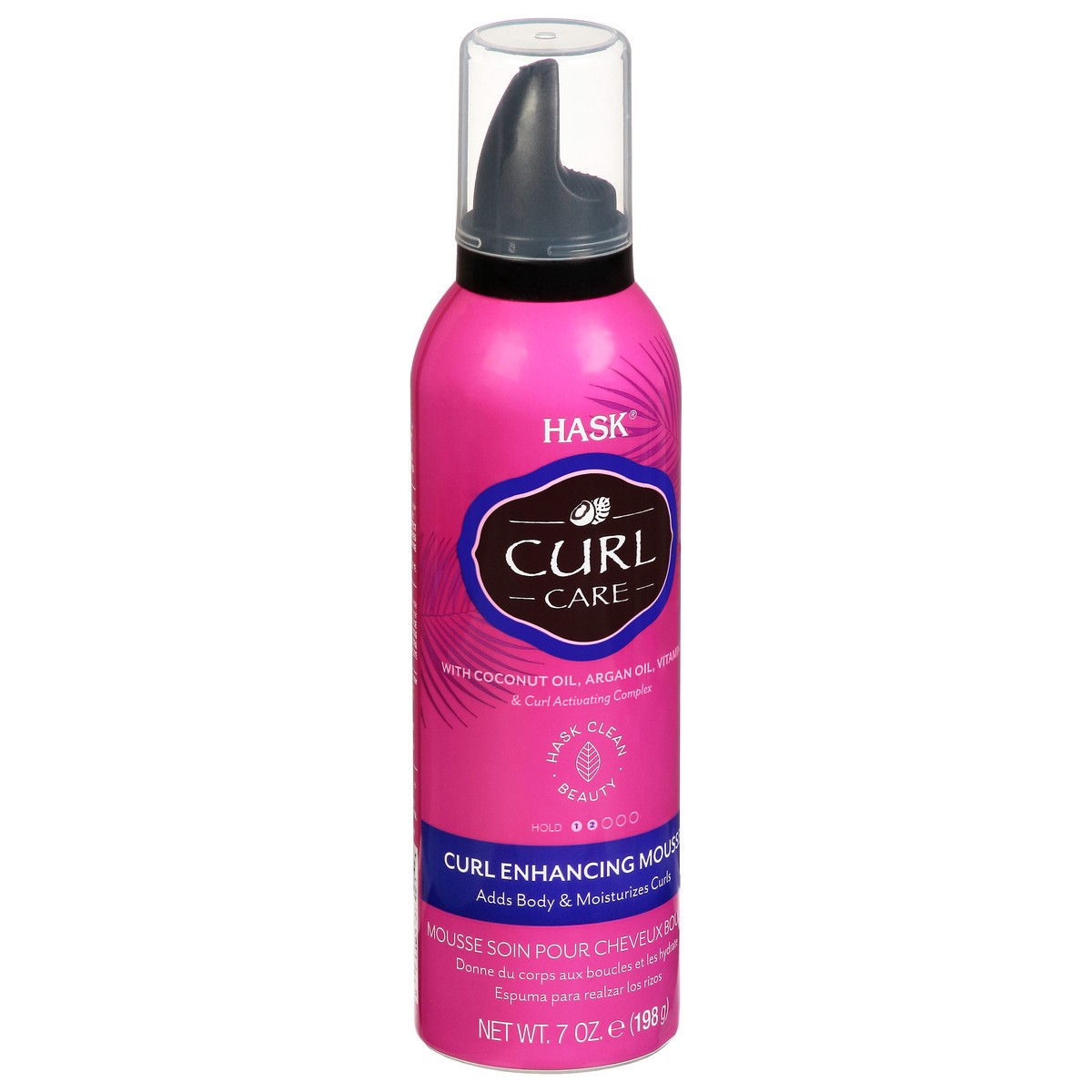 slide 12 of 13, Hask Curl Care Hold 2 Curl Enhancing Mousse 7 oz, 1 ct