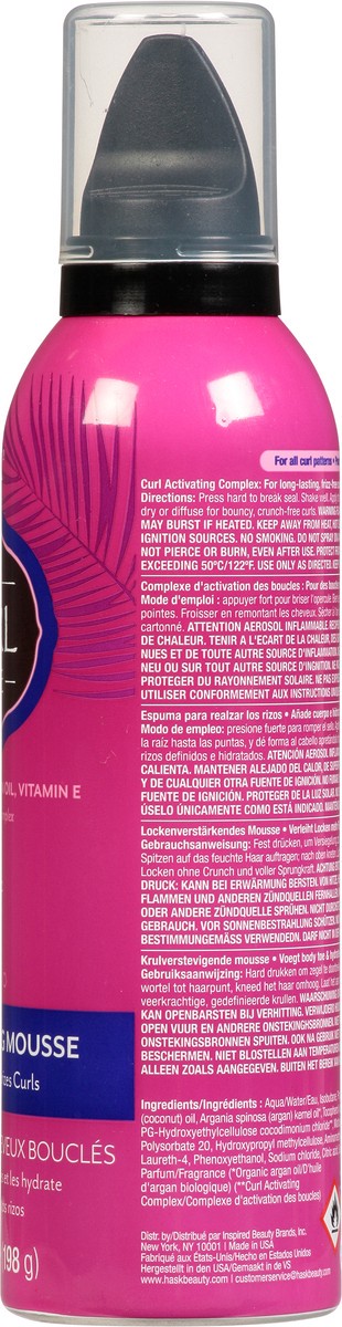slide 9 of 13, Hask Curl Care Hold 2 Curl Enhancing Mousse 7 oz, 1 ct