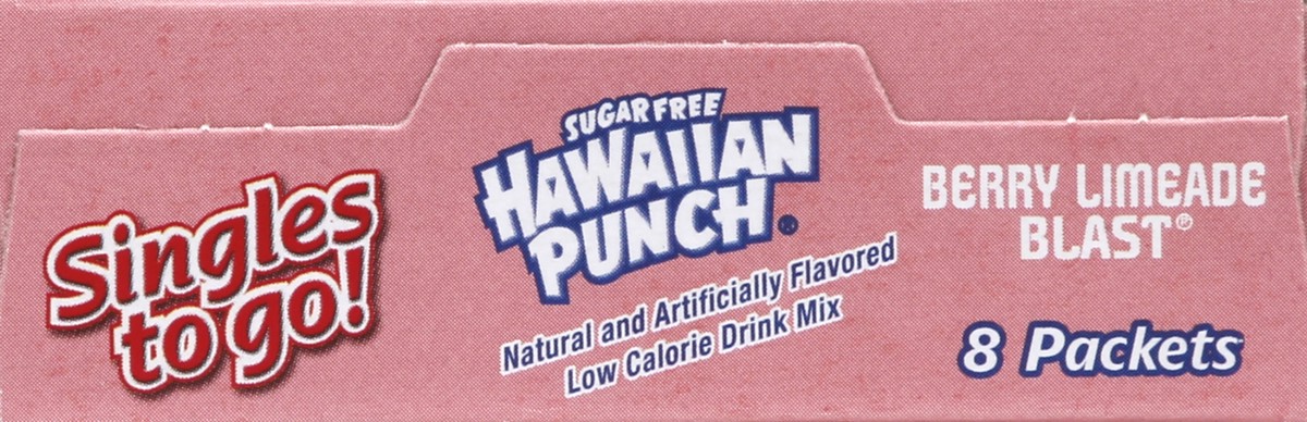 slide 2 of 4, Hawaiian Punch Singles to Go! Sugar-Free Berry Limeade Blast Drink Mix, 8 ct