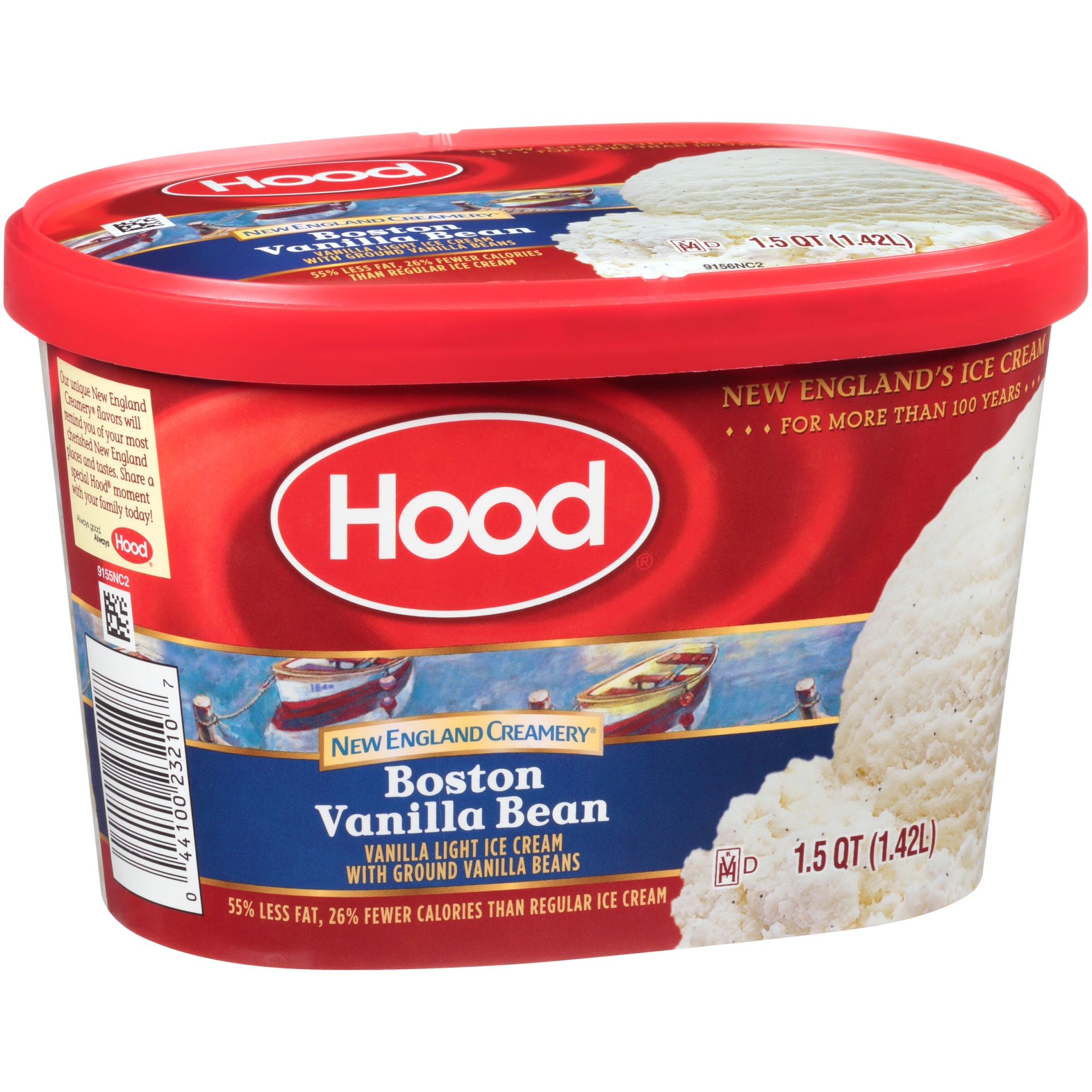 slide 2 of 7, Hood New England Creamery Boston Vanilla Bean Ice Cream, 1.5 qt