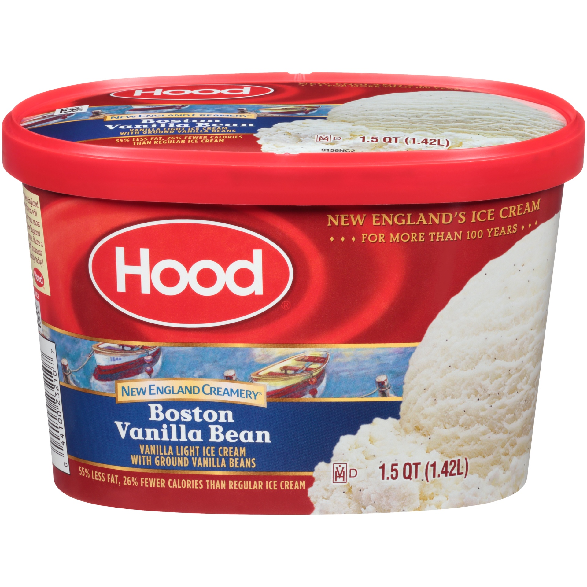 slide 1 of 7, Hood New England Creamery Boston Vanilla Bean Ice Cream, 1.5 qt