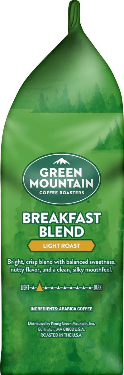 slide 9 of 10, Green Mountain Coffee Roasters Breakfast Blend Light Roast Whole Bean Coffee 18 oz Bag, 18 oz