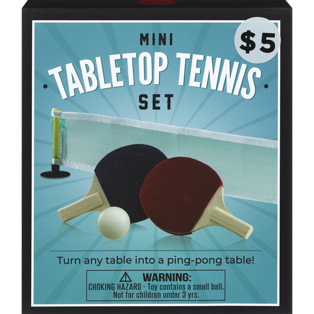 slide 1 of 1, SAMSONICO Mini Tabletop Tennis Set, 1 ct