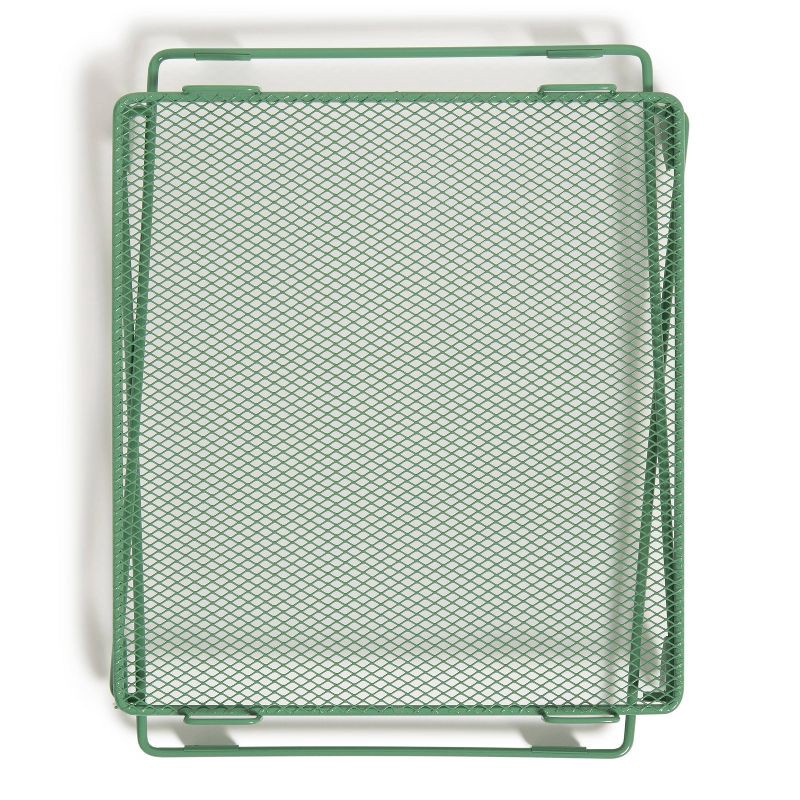 slide 2 of 7, U Brands 12" Mesh Locker Shelf Sage, 1 ct