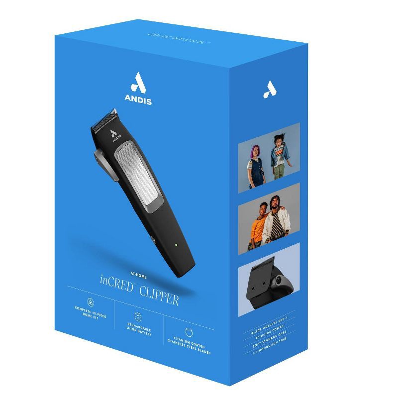 slide 8 of 8, Andis inCRED Lithium Clipper, 1 ct