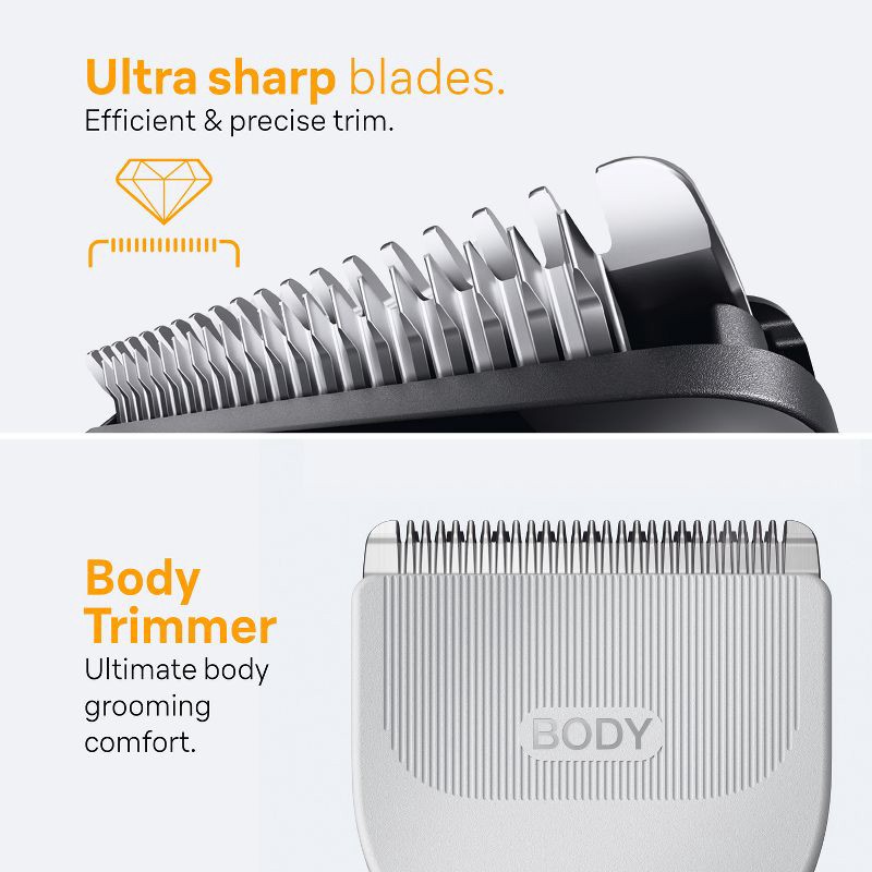 slide 4 of 8, BRAUN ALL-IN-ONE STYLE KIT SERIES 5 AIO5490 RECHARGEABLE 9-IN-1 BODY, BEARD & HAIR TRIMMER, 1 ct
