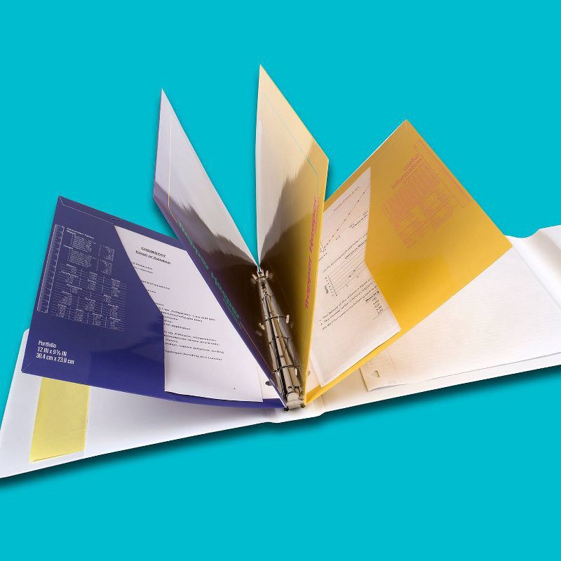 Mead Five Star 1" Trapper Keeper Round Ring Binder Color Block 1 ct Shipt