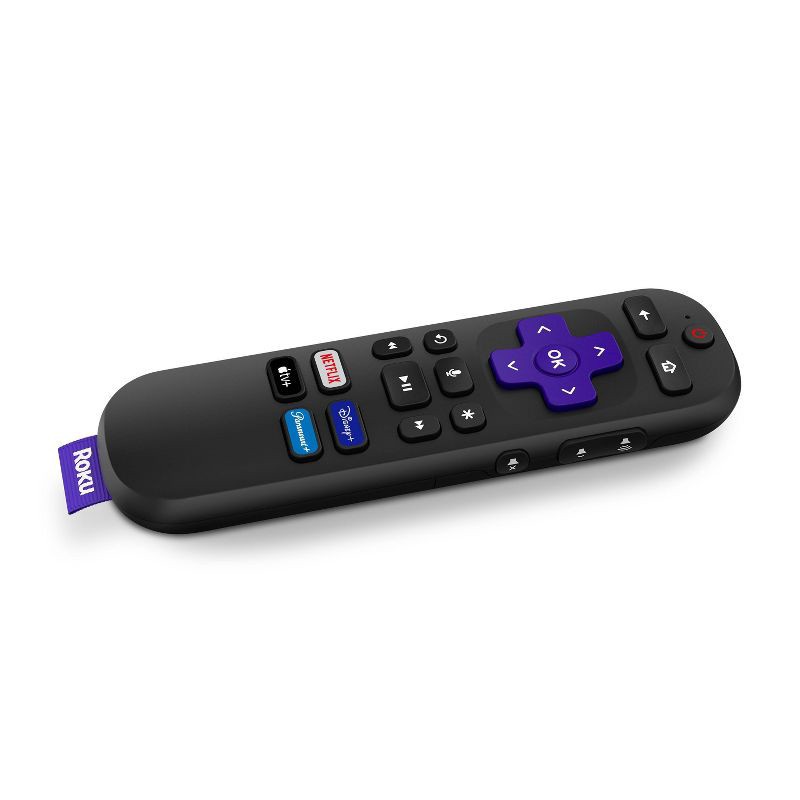 slide 6 of 7, Roku Voice Remote (Official) for Roku Players, Roku Audio, and Roku TV: Infrared & RF Control, 1 ct