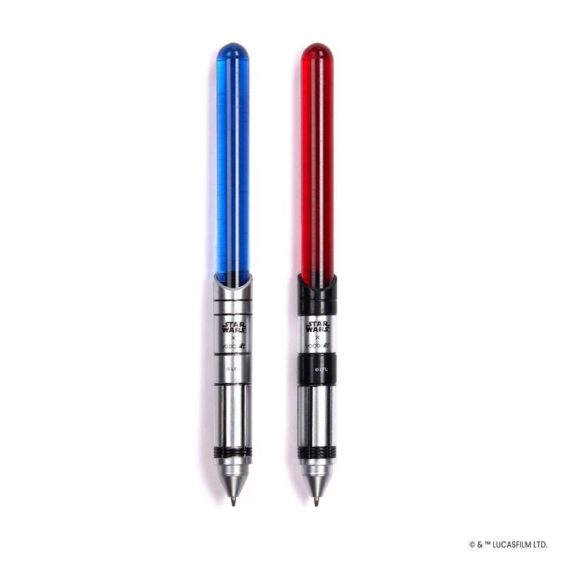 slide 3 of 5, 2pk Lightsaber Pens Black Ink - Yoobi™, 2 ct