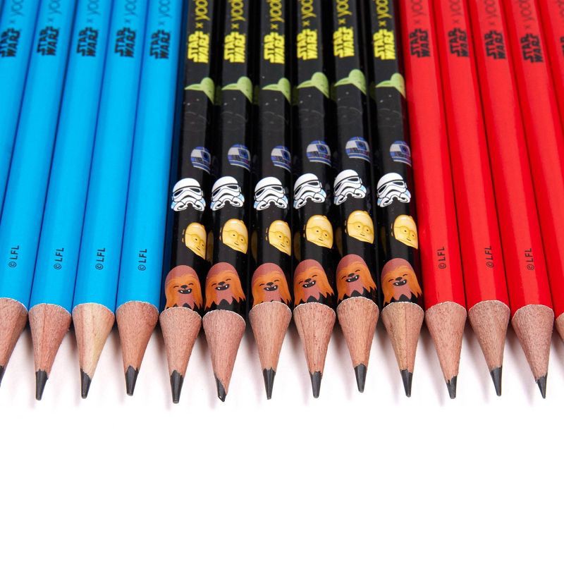 slide 2 of 6, 24pk No.2 Star Wars Pencils - Yoobi, 24 ct