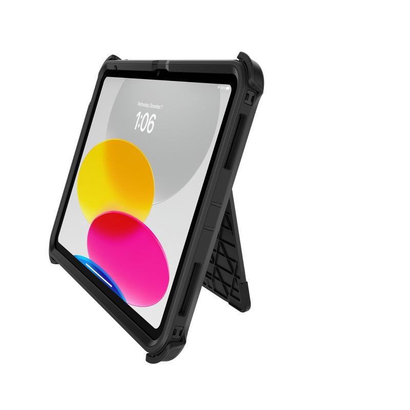slide 5 of 8, OtterBox iPad (A16) and iPad (10th gen) - Defender Series Case - Black, 1 ct