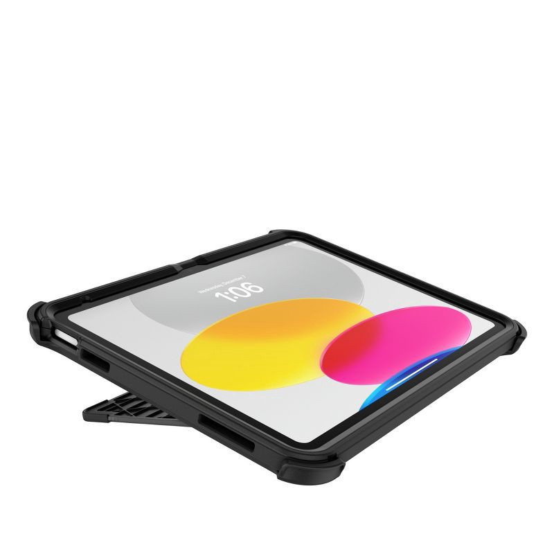 slide 7 of 8, OtterBox iPad (A16) and iPad (10th gen) - Defender Series Case - Black, 1 ct