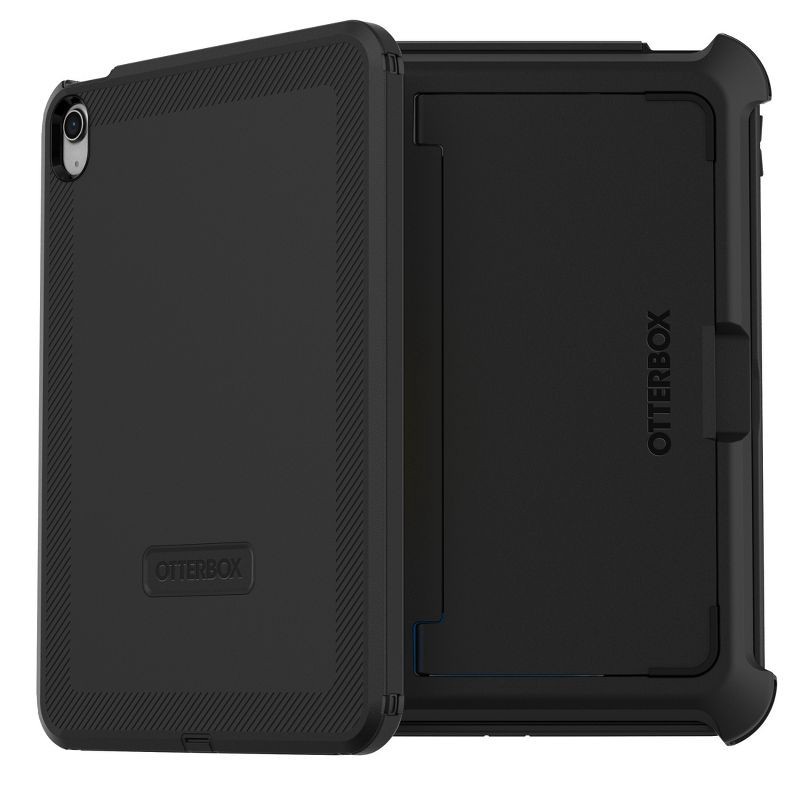 slide 8 of 8, OtterBox iPad (A16) and iPad (10th gen) - Defender Series Case - Black, 1 ct