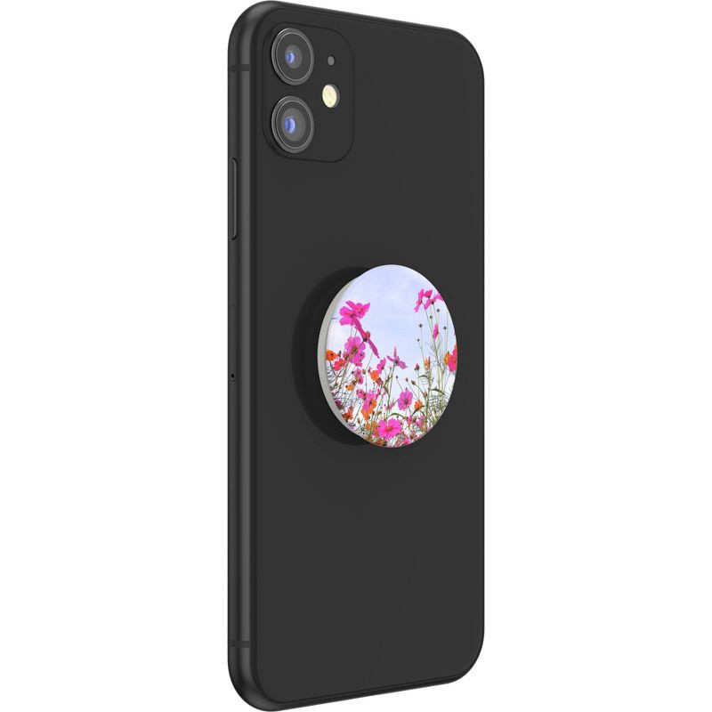 slide 5 of 5, PopSockets PopGrip Cell Phone Grip & Stand - Fuchsia Bloom, 0.5 lb