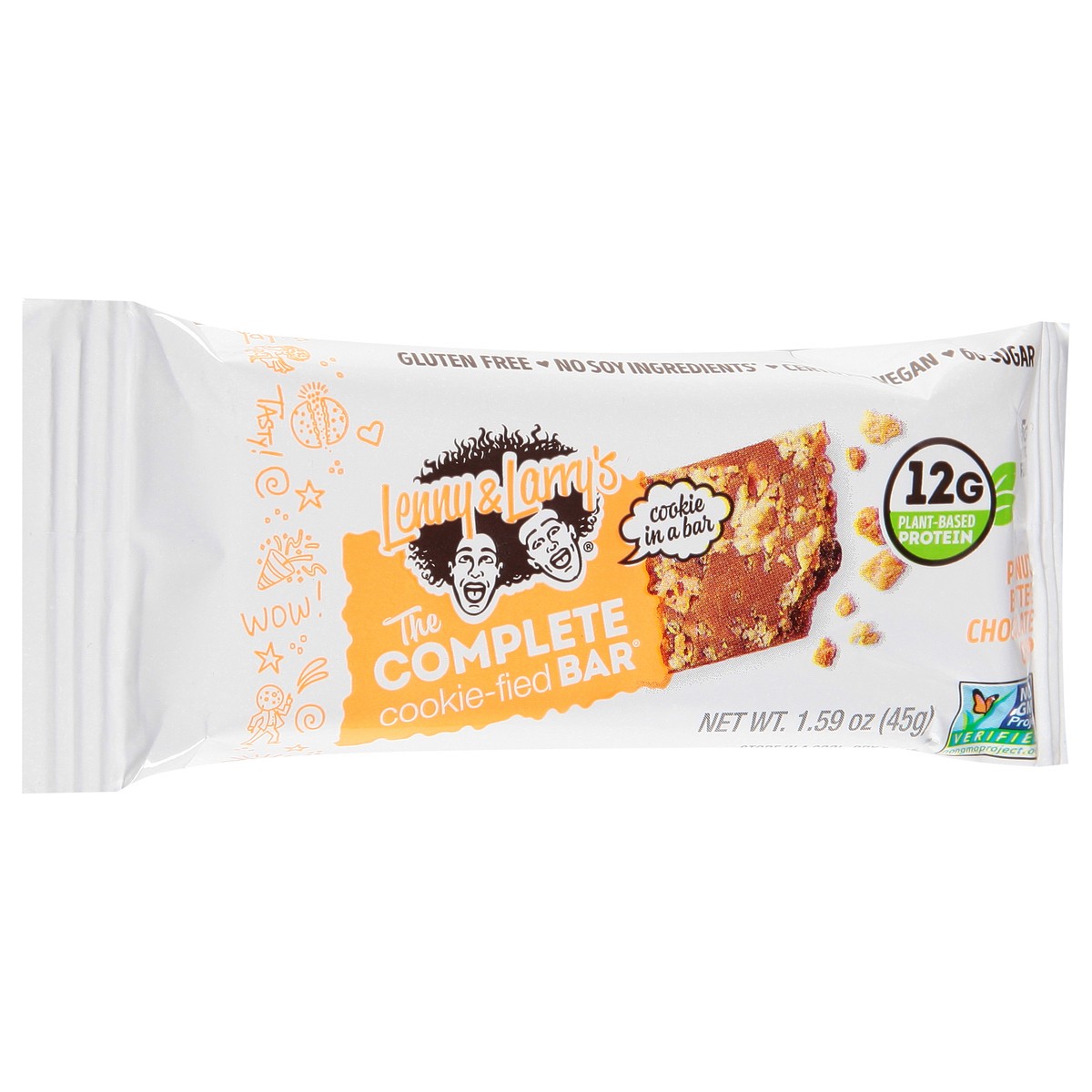 slide 2 of 9, Lenny & Larry's Cookie-fied Bar, Peanut Butter Chocolate Chip - 1.59 oz, 1.59 oz