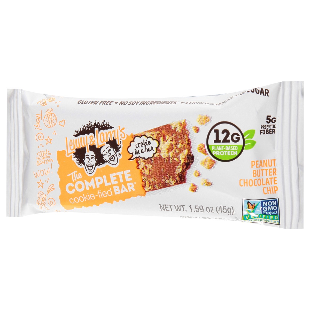 slide 8 of 9, Lenny & Larry's Cookie-fied Bar, Peanut Butter Chocolate Chip - 1.59 oz, 1.59 oz