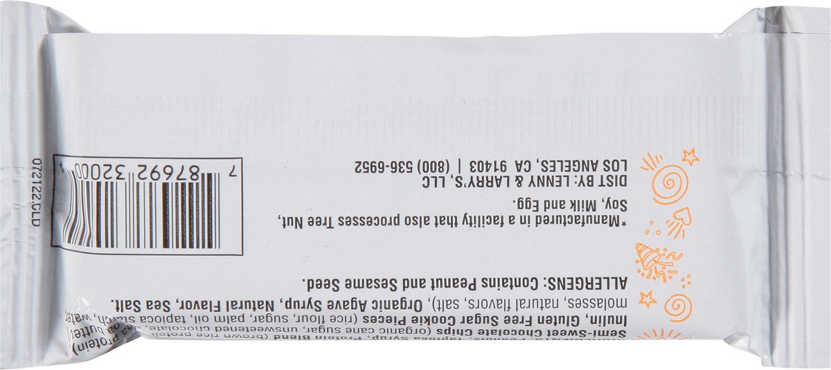 slide 5 of 9, Lenny & Larry's Cookie-fied Bar, Peanut Butter Chocolate Chip - 1.59 oz, 1.59 oz