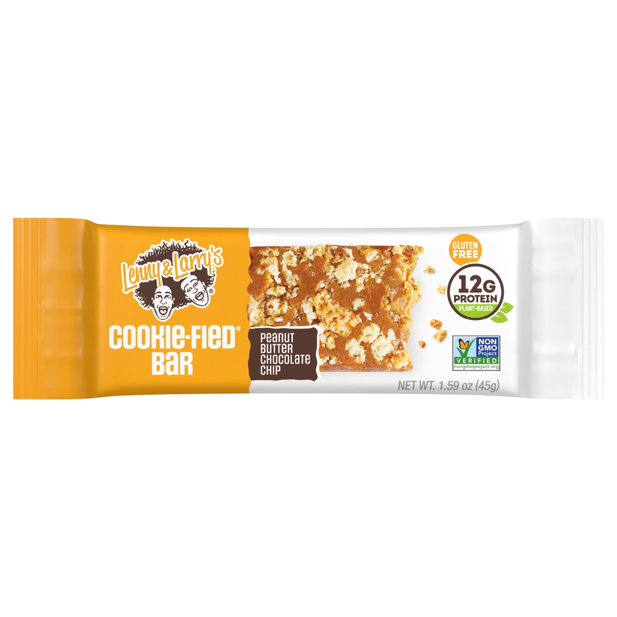 slide 1 of 9, Lenny & Larry's Cookie-fied Bar, Peanut Butter Chocolate Chip - 1.59 oz, 1.59 oz