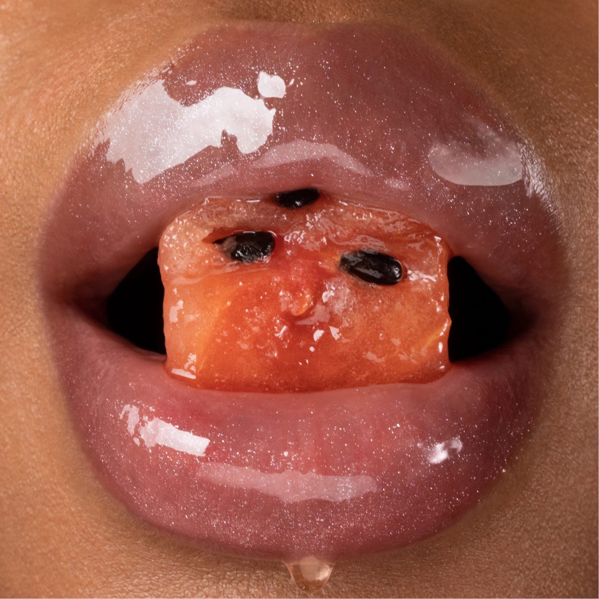 slide 2 of 10, Gisou Honey Infused Hydrating Lip Oil Watermelon Sugar, 0.27 oz