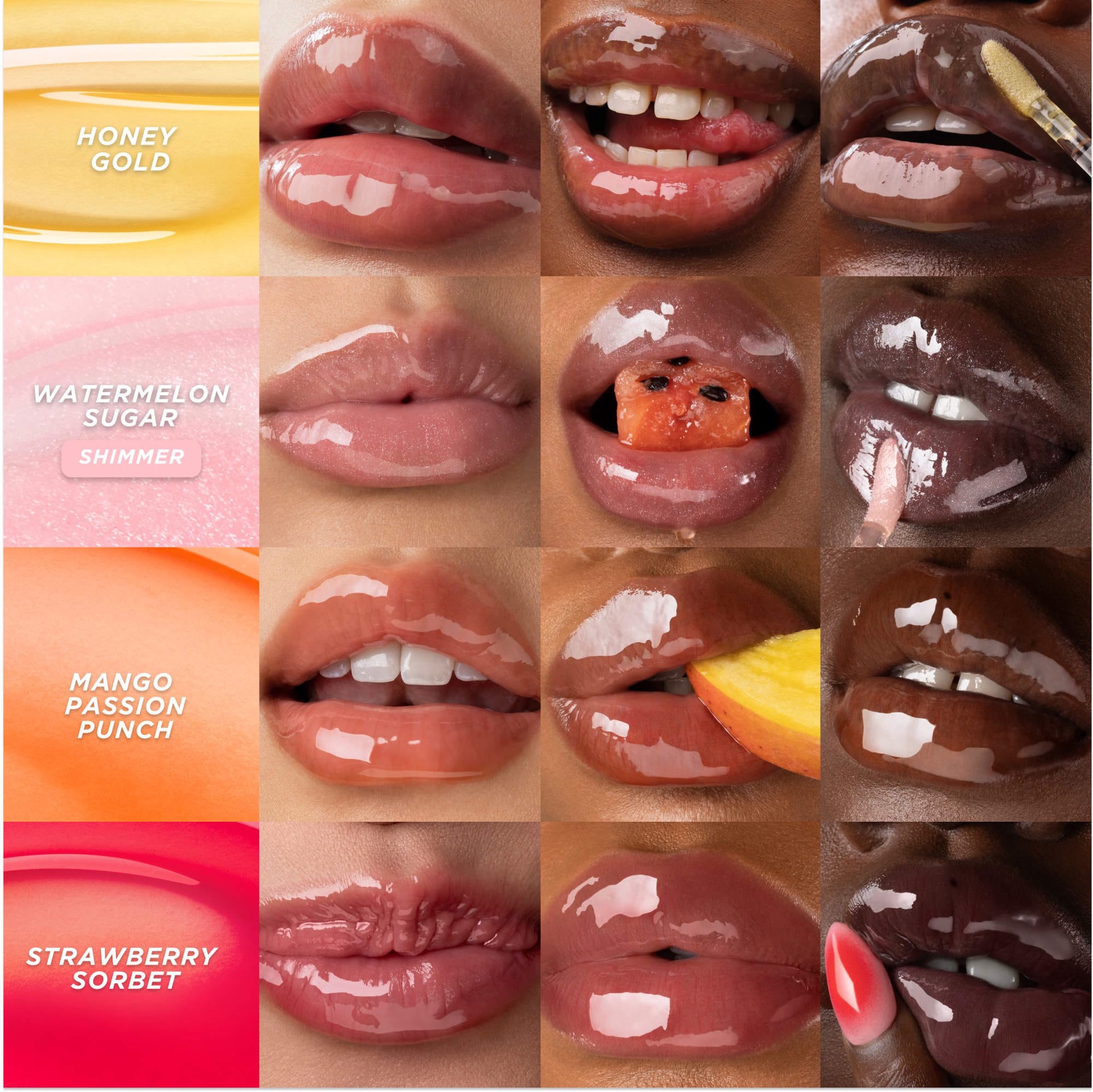 slide 5 of 10, Gisou Honey Infused Hydrating Lip Oil Watermelon Sugar, 0.27 oz