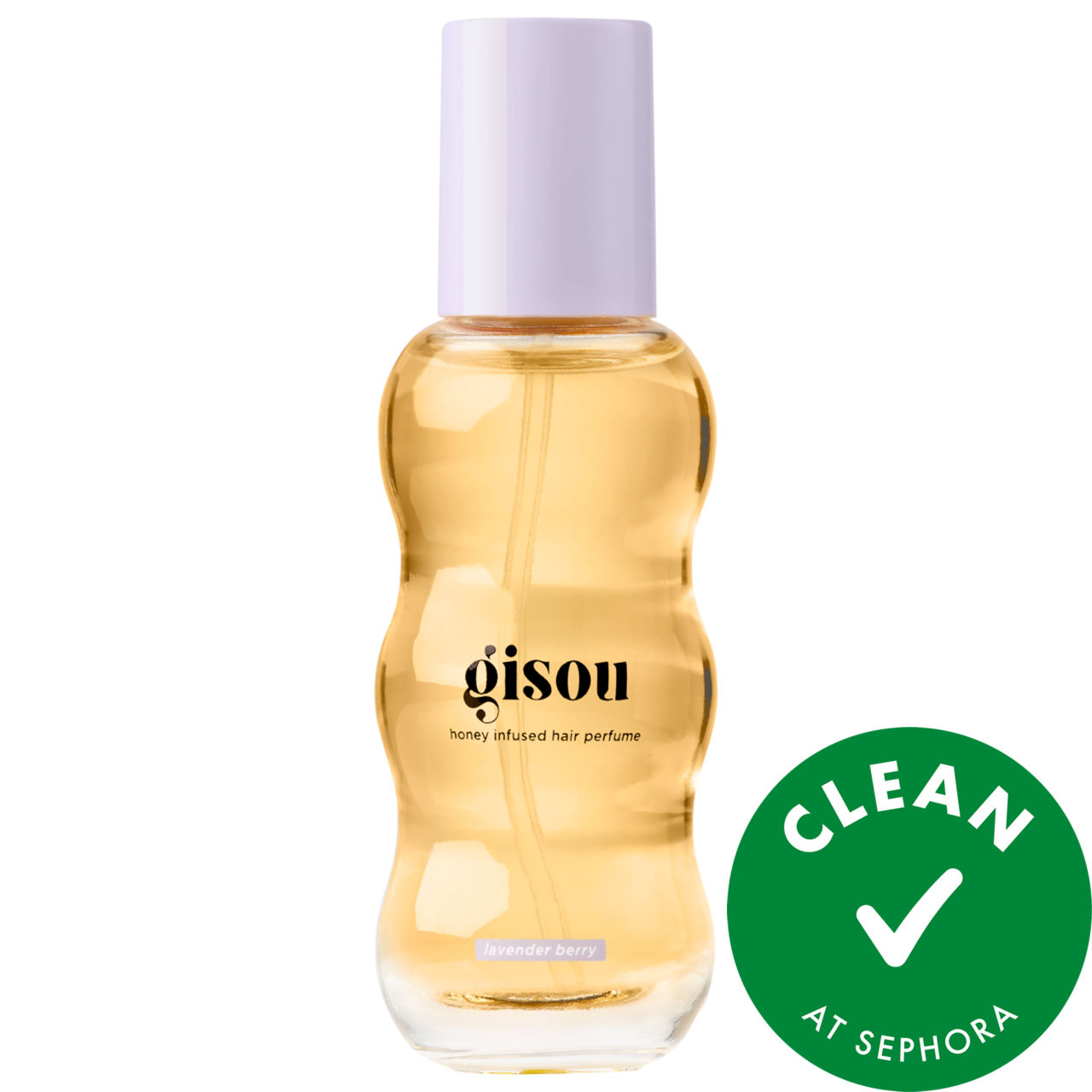 slide 1 of 9, Gisou Mini Lavender Berry Honey Infused Hair Perfume 0.5 oz/15ml, 0.5 oz/15 ml