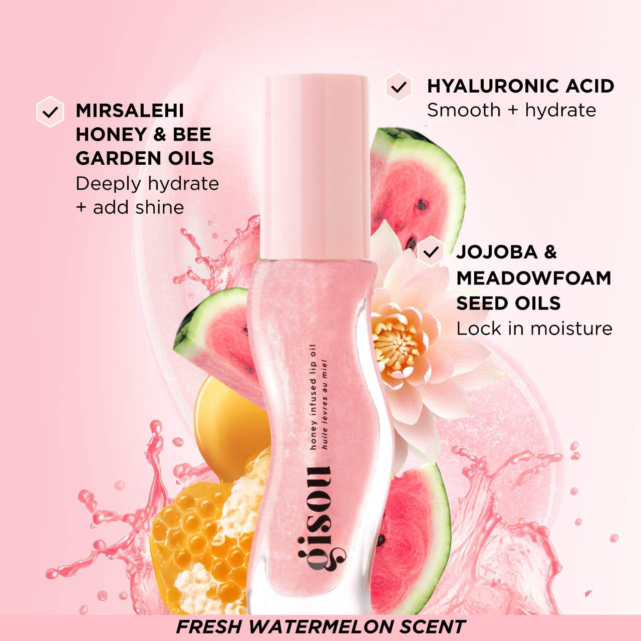 slide 7 of 8, Gisou Honey Gloss Hydration Trio Set, 1 ct