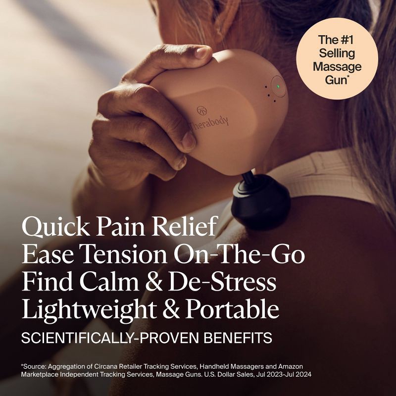 slide 3 of 9, Therabody Theragun mini (2nd Gen) Massage Gun - Desert Rose, 1 ct