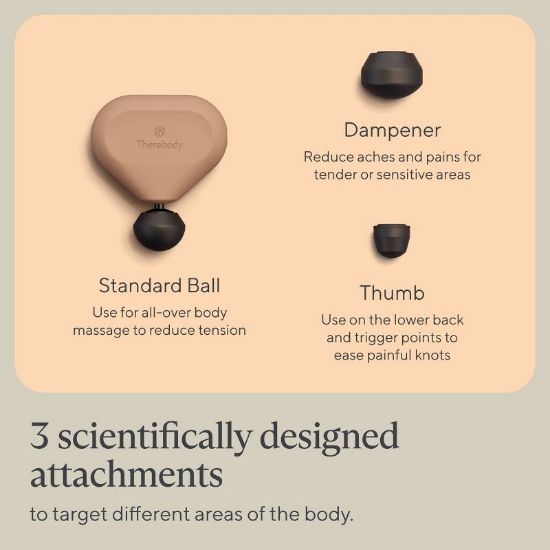 slide 4 of 9, Therabody Theragun mini (2nd Gen) Massage Gun - Desert Rose, 1 ct