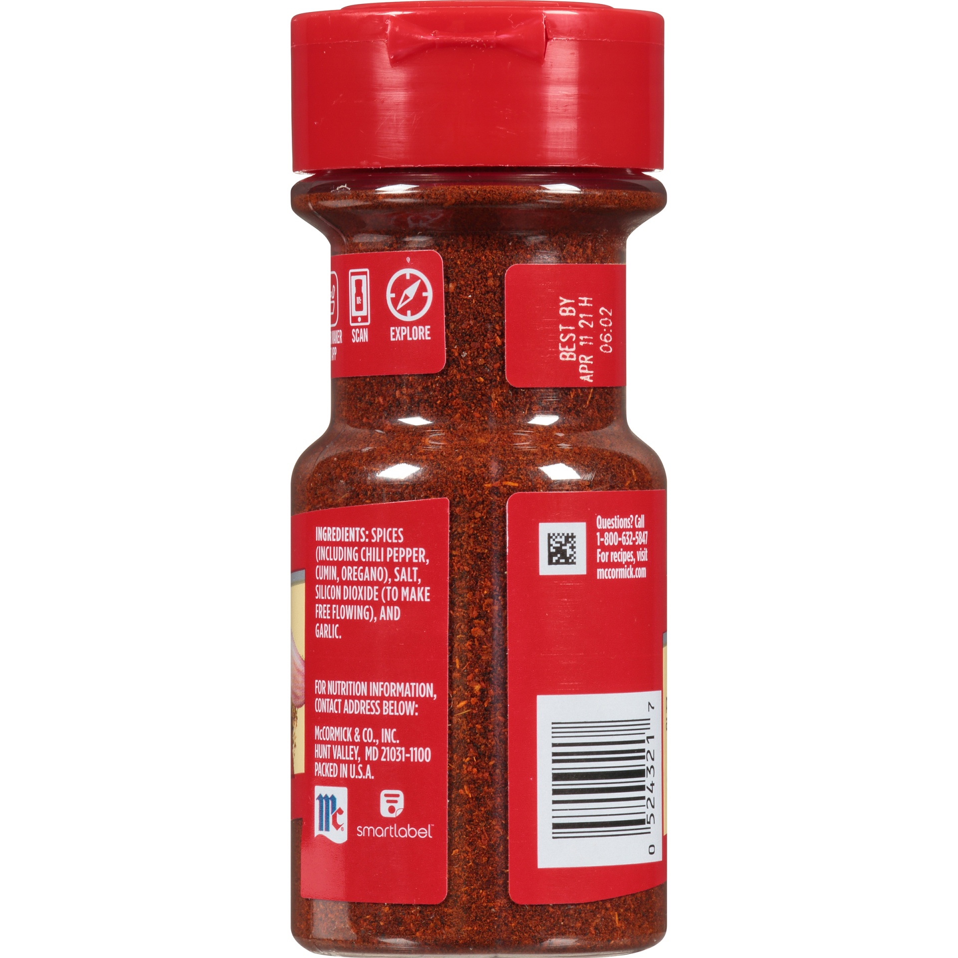 McCormick Hot Mexican-Style Chili Powder 2.5 oz | Shipt