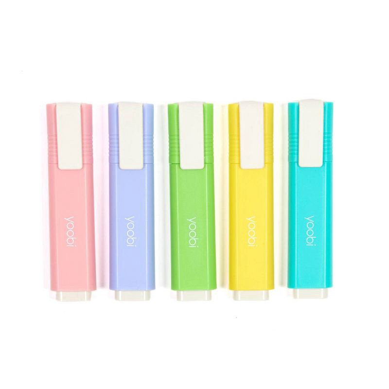 slide 5 of 6, 5pk Highlighters Multicolor - Yoobi, 5 ct