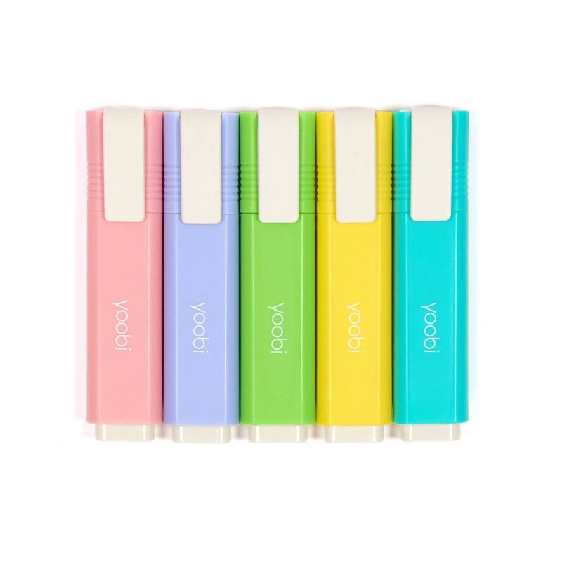 5pk Highlighters Multicolor Yoobi 5 Ct Shipt