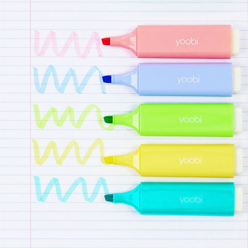 slide 6 of 6, 5pk Highlighters Multicolor - Yoobi, 5 ct