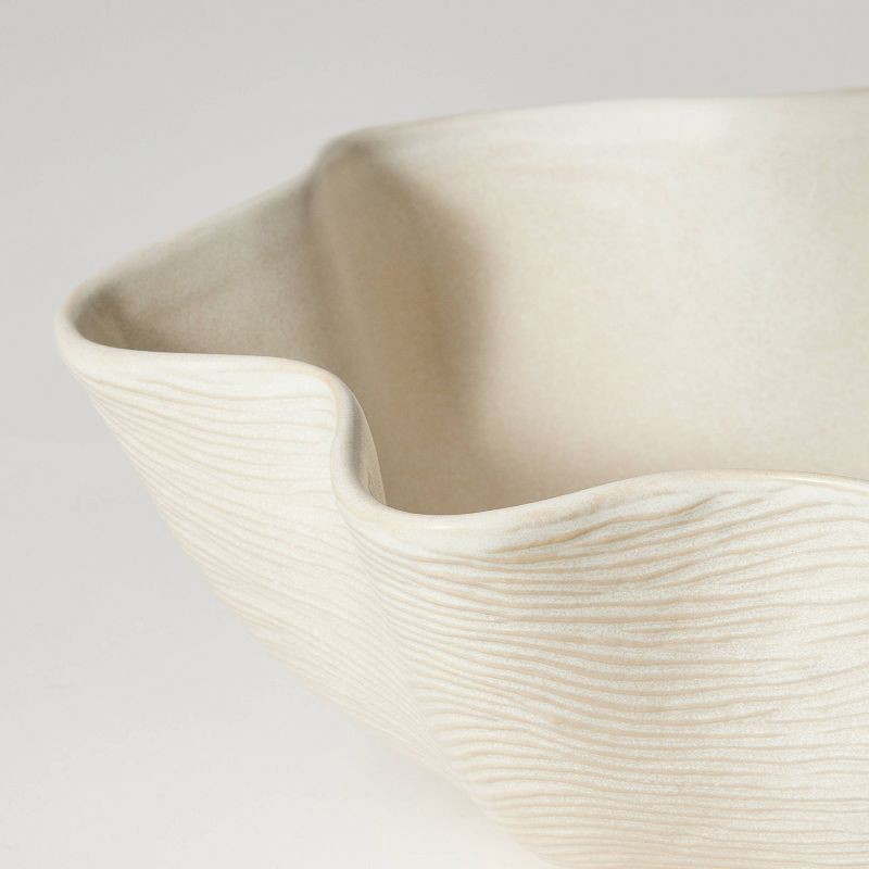 slide 2 of 4, Threshold designed w/Studio McGee Ceramic Wave Bowl - Threshold designed with Studio McGee, 1 ct