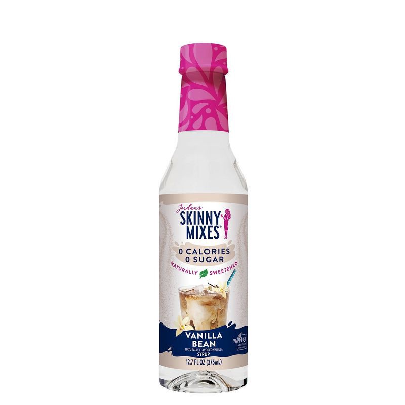 slide 1 of 6, Jordan's Skinny Mixes Naturally Sweetened Sugar Free Vanilla Bean Coffee Flavoring Syrup - 12.7 fl oz, 12.7 fl oz