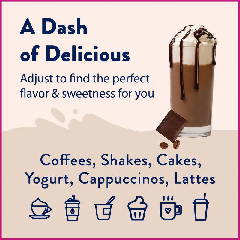 slide 6 of 6, Jordan's Skinny Mixes Naturally Sweetened Sugar Free Chocolate Mocha Coffee Flavoring Syrup - 12.7 fl oz, 12.7 fl oz