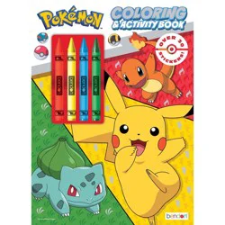 Bendon Pokemon Coloring Book with Crayons