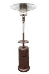 Tall Hammered Bronze Heater With Matching Table - Each