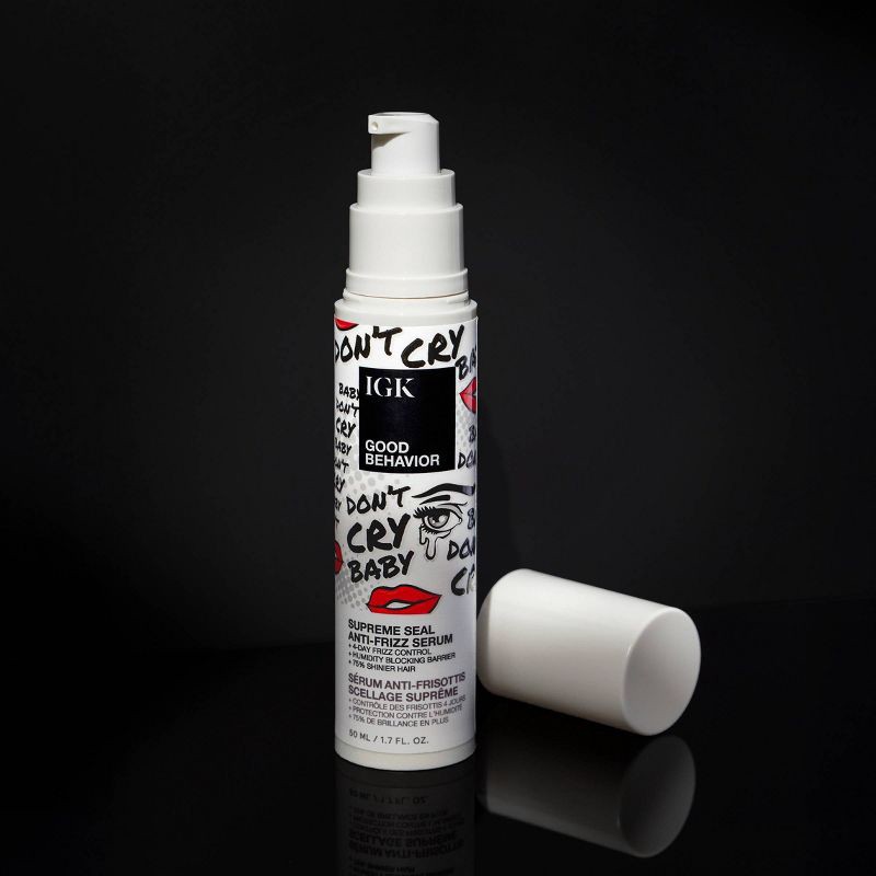 slide 8 of 8, IGK Crybaby Anti-Frizz Smoothing Serum - 1.5 fl oz - Ulta Beauty, 1.5 fl oz