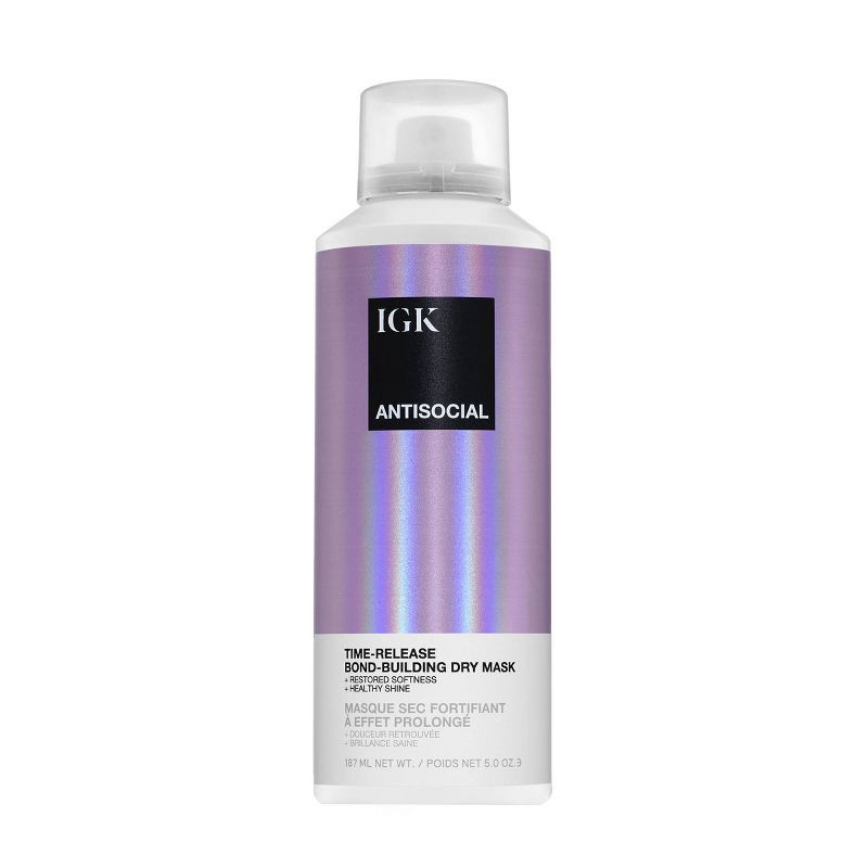 slide 1 of 6, IGK Antisocial Overnight Bond Building Dry Hair Mask - 5oz - Ulta Beauty, 5 oz